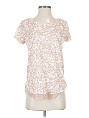 LC Lauren Conrad Short Sleeve Blouse (view 1)