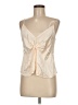 Line & Dot Ivory Sleeveless Blouse Size M - photo 1