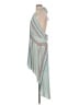 BCBGMAXAZRIA 100% Polyester Print Teal Casual Dress Size L - photo 5