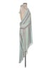BCBGMAXAZRIA 100% Polyester Print Teal Casual Dress Size L - photo 4