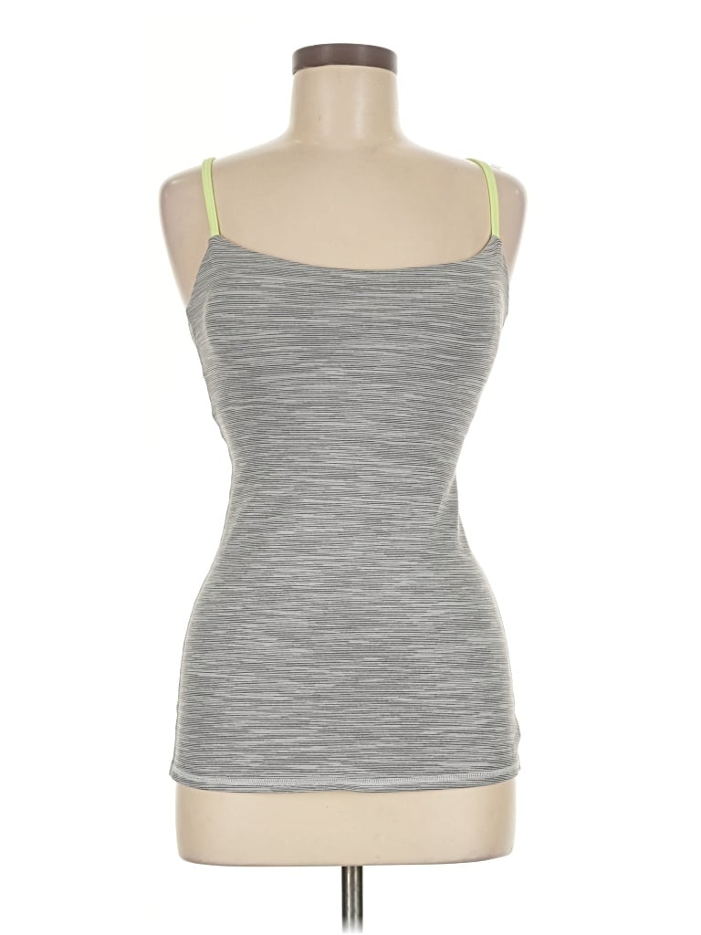 Pre-owned Lululemon Athletica Active Tank Top In Gray