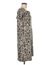 Merona Animal Print Gray Casual Dress Size M - photo 4