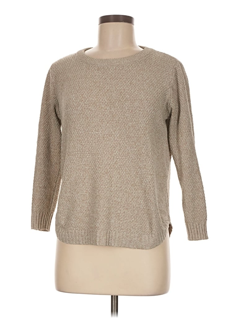 Pre-owned Pink Clover Pullover Sweater In Tan