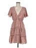 Shein 100% Polyester Brown Casual Dress Size 8 - 10 - photo 1