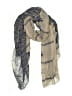 Unbranded 100% Polyester Gray Blue Scarf One size - photo 1
