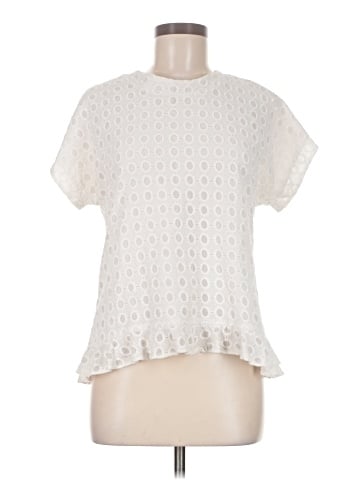 Waverly Grey Short Sleeve Blouse (view 1)