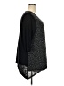 Catherines Jacquard Black 3/4 Sleeve Top Size 2X - photo 4