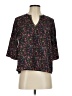Aqua Black 3/4 Sleeve Blouse Size XS - photo 1
