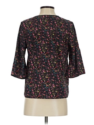 Aqua 3/4 Sleeve Blouse (view 2)