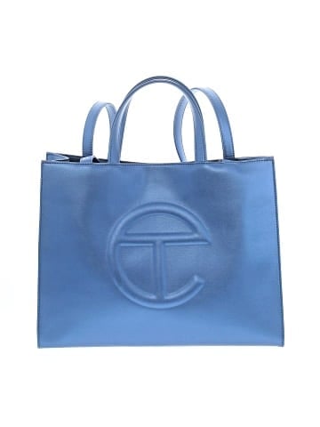 Telfar Metallic Vegan Leather Medium Shopping Bag  (view 1)