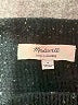 Madewell 100% Cashmere Metallic Black Cashmere Pullover Sweater Size S - photo 7