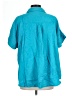 Torrid Teal Short Sleeve Blouse Size Lg Plus (0) - photo 2