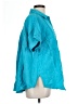 Torrid Teal Short Sleeve Blouse Size Lg Plus (0) - photo 4