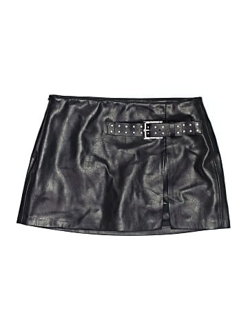 Bershka Faux Leather Skirt (view 1)