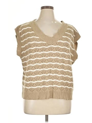 Shein Curve Sweater Vest (view 1)