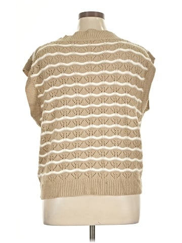 Shein Curve Sweater Vest (view 2)
