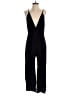 Aura 100% Viscose Solid Black Jumpsuit Size XS - photo 1