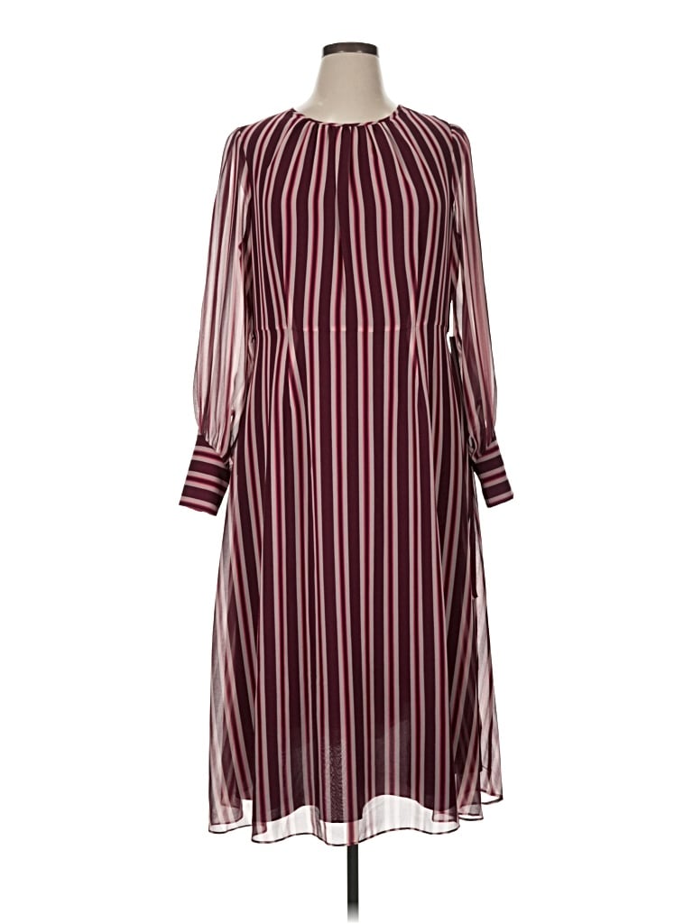 Pre-owned Boden Cocktail Dress In Burgundy