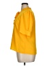 CeCe Yellow Short Sleeve Blouse Size XL - photo 5