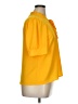 CeCe Yellow Short Sleeve Blouse Size XL - photo 4