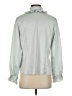 Ninety Silver Long Sleeve Blouse Size S - photo 2