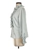 Ninety Silver Long Sleeve Blouse Size S - photo 5