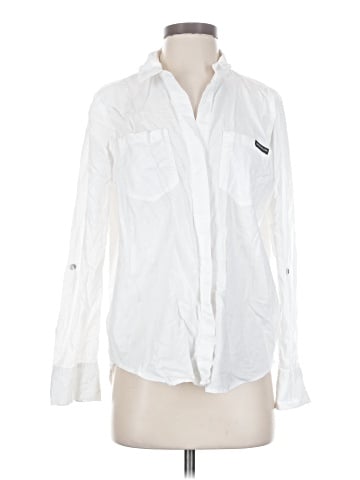 CALVIN KLEIN JEANS Long Sleeve Button-Down Shirt (view 1)