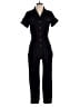 Haute Monde Solid Black Jumpsuit Size S - photo 1