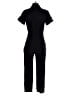 Haute Monde Solid Black Jumpsuit Size S - photo 2