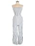 Blue Island 100% Rayon Stripes Blue Jumpsuit Size S - photo 1