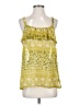 Forever 21 100% Polyester Yellow Sleeveless Blouse Size S - photo 1