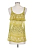 Forever 21 100% Polyester Yellow Sleeveless Blouse Size S - photo 2