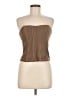 Motel Brown Sleeveless Top Size M - photo 1