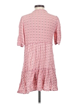 women's light pink strapless dress for a wedding Pink Strapless Mini Dress