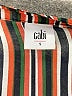 CAbi 100% Polyester Stripes Brown Long Sleeve Blouse Size S - photo 7