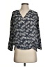 Allison Joy 100% Polyester Gray 3/4 Sleeve Blouse Size S - photo 1