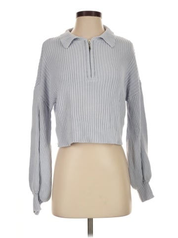 Blue Blush Pullover Sweater (view 1)