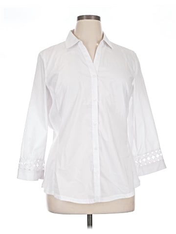 Zac & Rachel 3/4 Sleeve Button-Down Shirt (view 1)