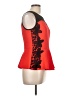Thalia Sodi Red Sleeveless Top Size L - photo 4