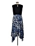 Chico's Graphic Blue Casual Dress Size L - photo 2