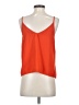 Paper Crane 100% Polyester Orange Sleeveless Blouse Size S - photo 2