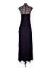 Xscape Black Purple Cocktail Dress Size 8 - photo 2