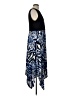 Chico's Graphic Blue Casual Dress Size L - photo 4