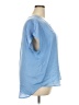 Simply Vera Vera Wang 100% Polyester Blue Short Sleeve Blouse Size XXL - photo 4