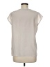 Violet & Claire 100% Polyester Ivory Gray Short Sleeve Blouse Size M - photo 2
