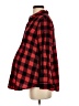 Old Navy 100% Cotton Checkered-gingham Red Long Sleeve Button-Down Shirt Size Sm Maternity - photo 5