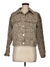 Divided by H&M 100% Cotton Animal Print Gold Jacket Size M - photo 1