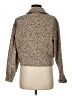 Divided by H&M 100% Cotton Animal Print Gold Jacket Size M - photo 2
