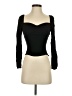 Reformation Black Long Sleeve Top Size 4 - photo 1