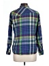 Dickies 100% Cotton Plaid Blue Long Sleeve Button-Down Shirt Size L - photo 2